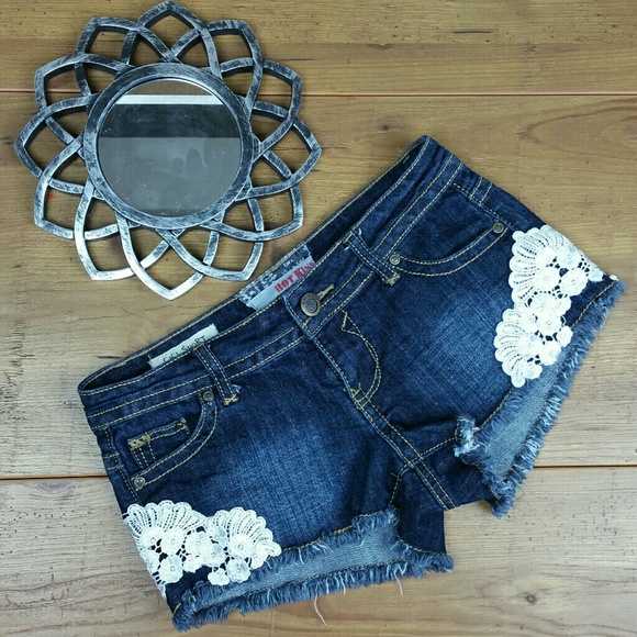 hot kiss jean shorts